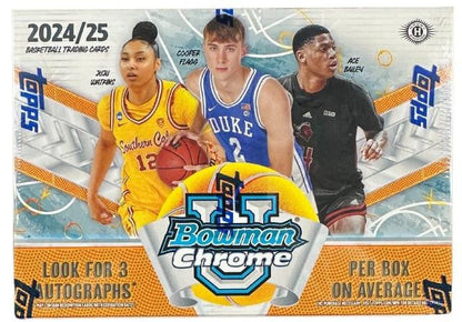 2024-25 Bowman Chrome University Basketball Breaker's Delight Box