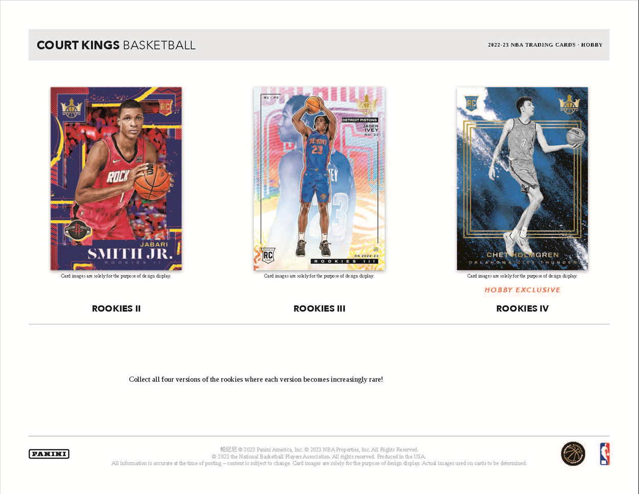 2022-23 Panini Court Kings Basketball Hobby Box