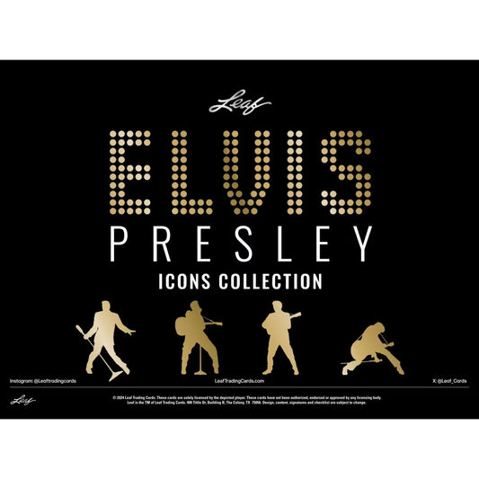 2024 Leaf Elvis Presley Icons Collection Hobby Box