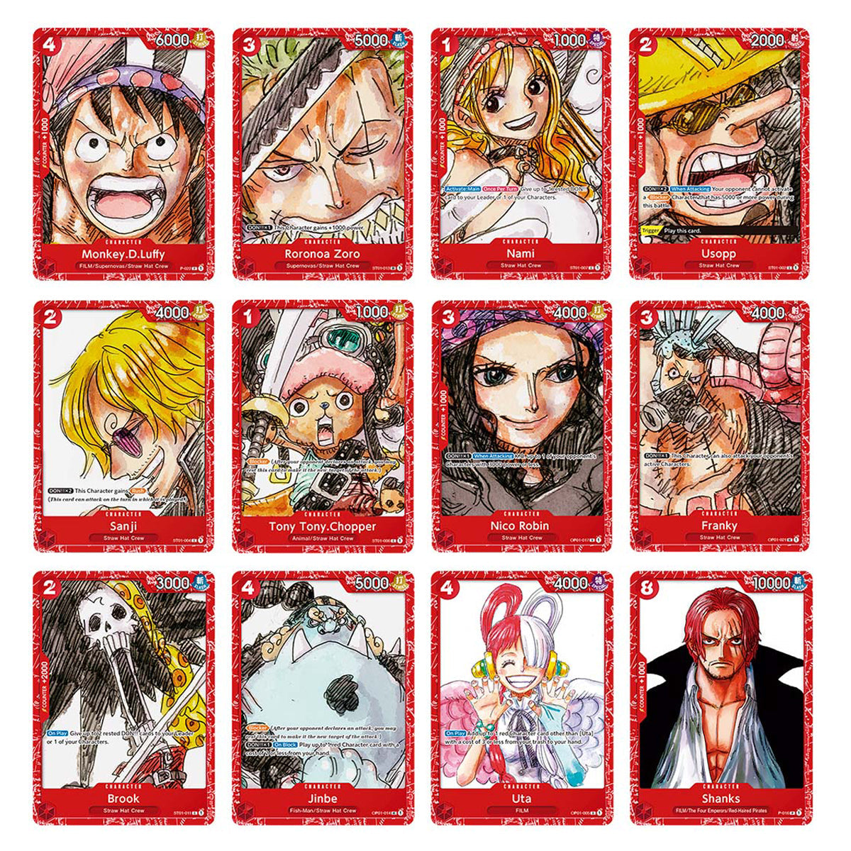 One Piece Card Game Premium Card Collection One Piece Film Red Edition
