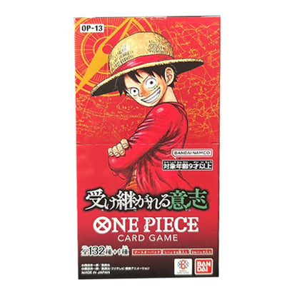 One Piece Card Game Carrying On His Will OP-13 Booster Box Japanese