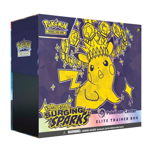 Pokemon Scarlet & Violet Surging Sparks Pokemon Center Elite Trainer Box